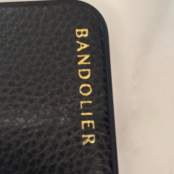 X2 Bandolier IPhone X leather cases pink snake skin and black pebbled leather - Picture 8 of 10